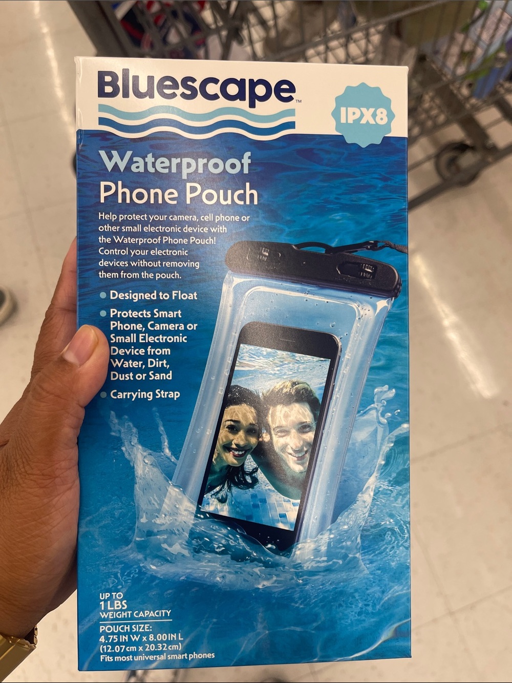 Waterproof Phone Pouch - Clear/Black